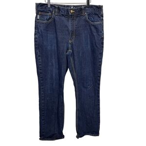 Carhartt Relaxed Straight Jeans Dark Wash Size 38/32